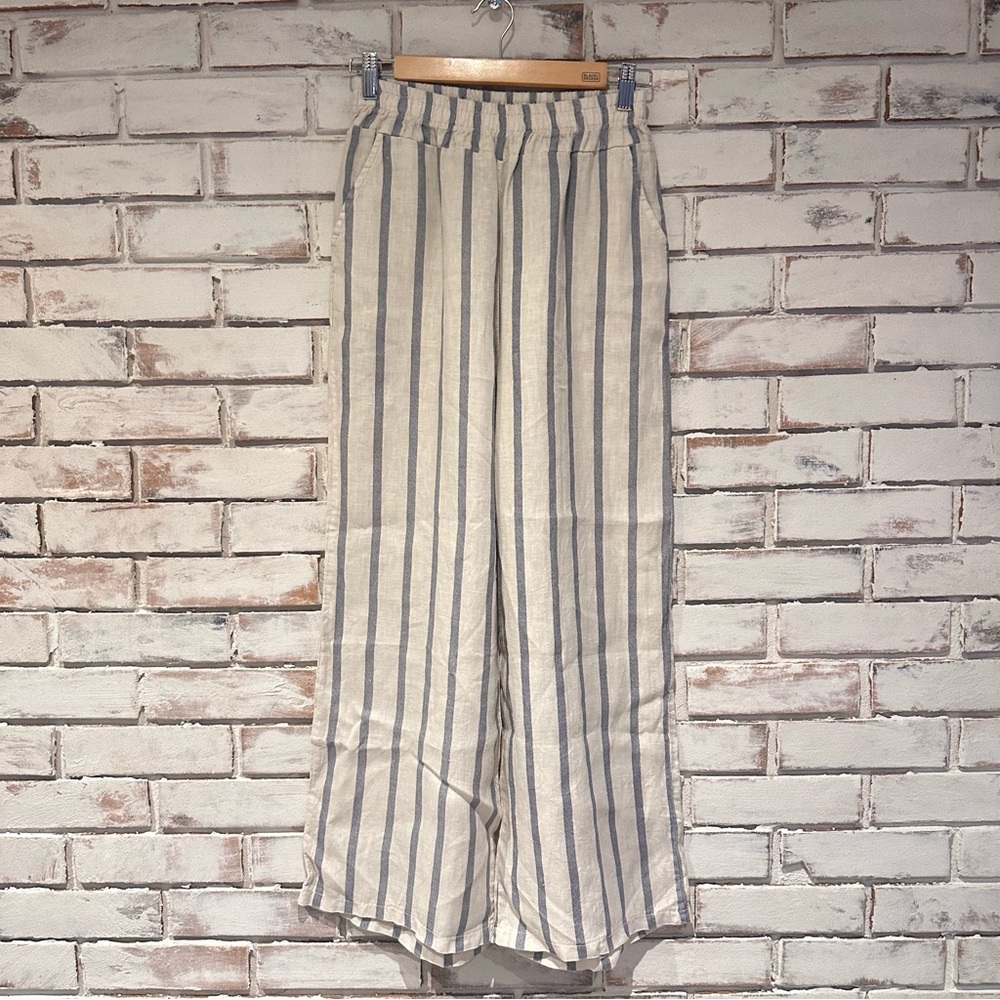 Milio Milano stripe linen pants